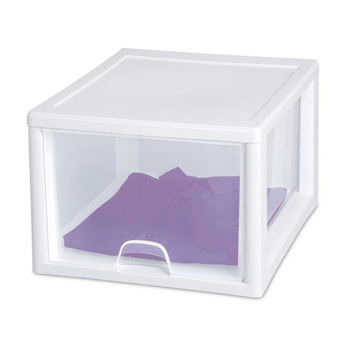 Sterilite 27 Qt (4 Pk) & 16 Qt (6 Pk) Stackable Plastic Storage Drawer Container